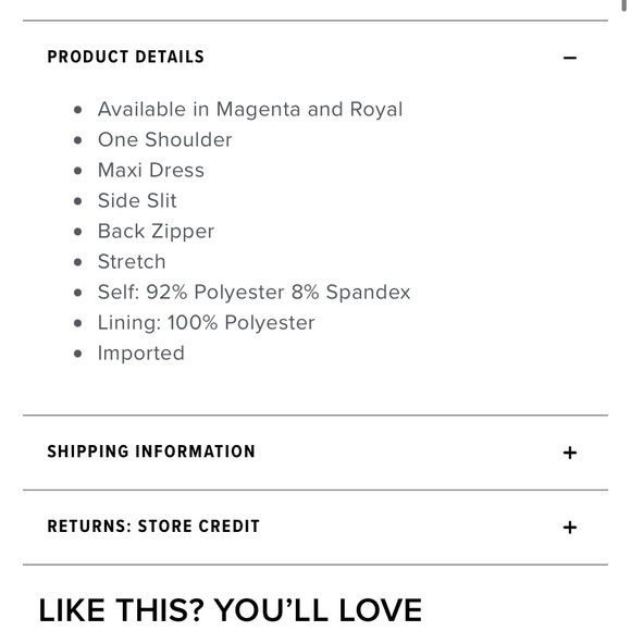 Evening Romance One Shoulder Maxi Dress - Royal - Picture 8 of 8